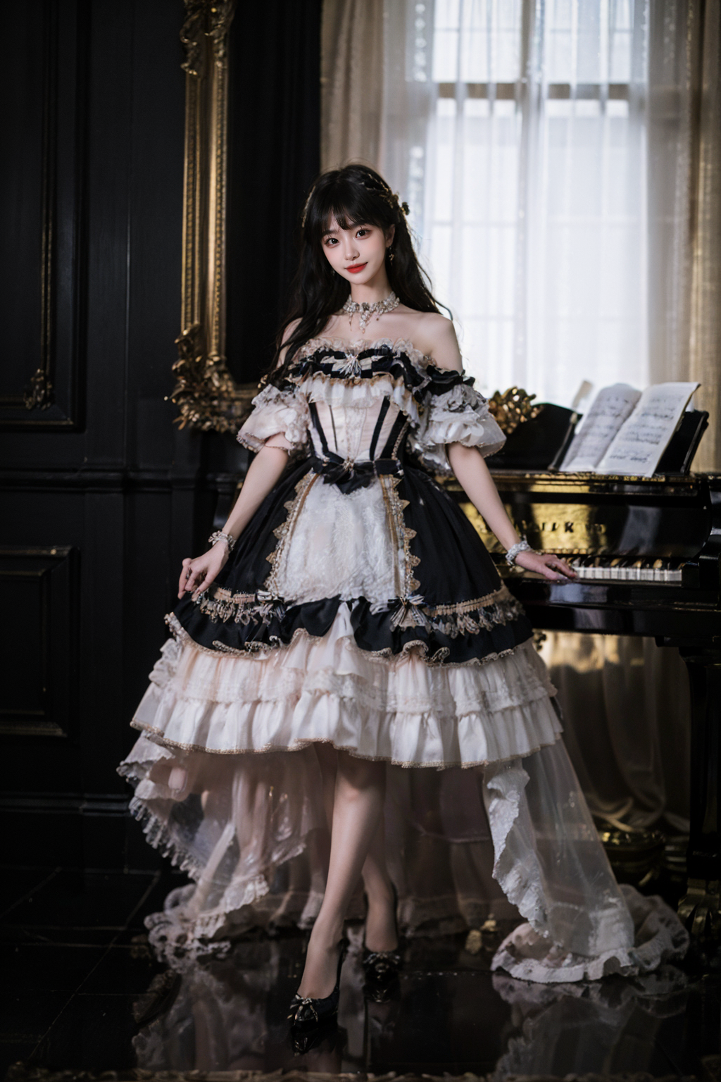 01730-1596627805-realistic, photorealistic, masterpiece, absurdres, incredibly absurdres, extremely detailed, best quality, lodress, high heels,.png